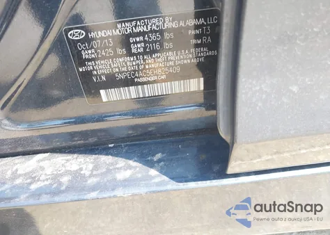 2014 Hyundai Sonata Limited from USA, damaged, VIN 5NPEC4AC5EH825409